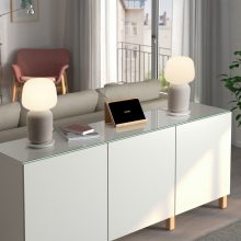 SYMFONISK table lamp with WiFi speaker white_low res